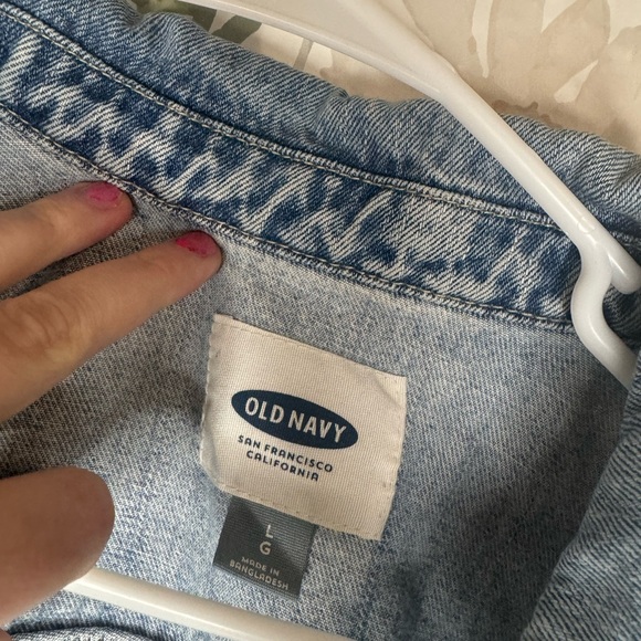Old Navy Light Blue Jean Jacket - Picture 2 of 3
